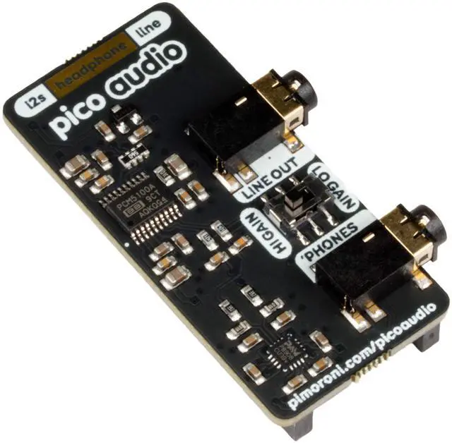 Alt view image 5 of 8 - Pimoroni PIM544 PICO Audio Pack LINE-Out and Headphone AMP