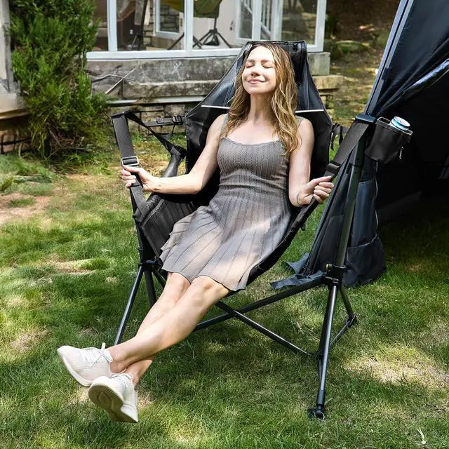 Main image of Hammock Camping Chair, Oversized Swinging Chair, 400lbs Load