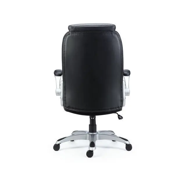 Alt view image 4 of 5 - STAPLES Sorina Bonded Leather Chair - Adjustable Office Chair with Plush Padding, Provides Lumbar, Arm and Head Support, Perfect Desk Chair for The Modern Office