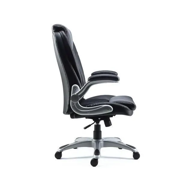 Alt view image 5 of 5 - STAPLES Sorina Bonded Leather Chair - Adjustable Office Chair with Plush Padding, Provides Lumbar, Arm and Head Support, Perfect Desk Chair for The Modern Office