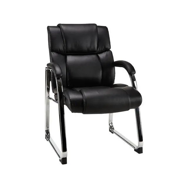 Alt view image 4 of 4 - STAPLES Guest & Reception Chair, Bonded Leather