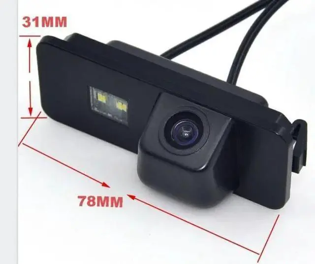 Alt view image 2 of 6 - CCD Car Rear View Reverse Backup CAMERA For VW GOLF V GOLF 5 SCIROCCO EOS LUPO PASSAT CC PHAETON BEETLE SEAT VARIANT