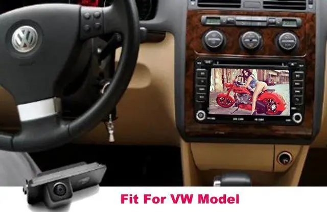 Alt view image 4 of 6 - CCD Car Rear View Reverse Backup CAMERA For VW GOLF V GOLF 5 SCIROCCO EOS LUPO PASSAT CC PHAETON BEETLE SEAT VARIANT