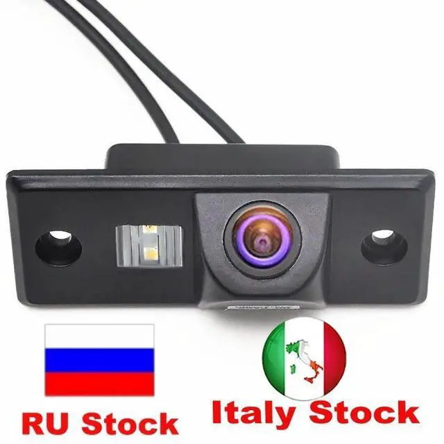 Alt view image 2 of 6 - CCD Car Rear View Reverse backup Camera for PORS-CHE CAYENNE VW Volkswagen SKODA FABIA/SANTANA/POLO(3C)/TIGUAN/TOUAREG/PASSAT WF
