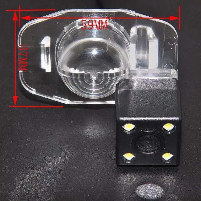 Alt view image 2 of 6 - CCD Car Rear View Camera for Toyota Corolla 2007 2008 2009 2010 2011 2012 2013 2013 CCD Rear View Camera with Backup Reverse Night Vision