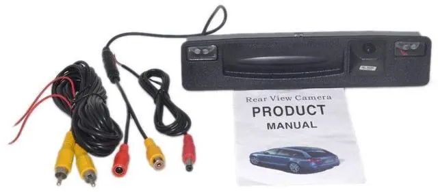Alt view image 6 of 6 - CCD Car Rear View Reverse Back up Parking System Camera for 2015-2017 Ford Focus Trunk Hand Switch Camera Wide Angle