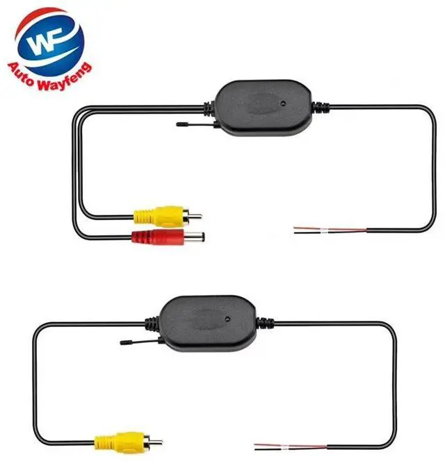 Main image of 2.4G Wireless RCA Video Receiver & Transmitter for Car Rear View Camera Monitor