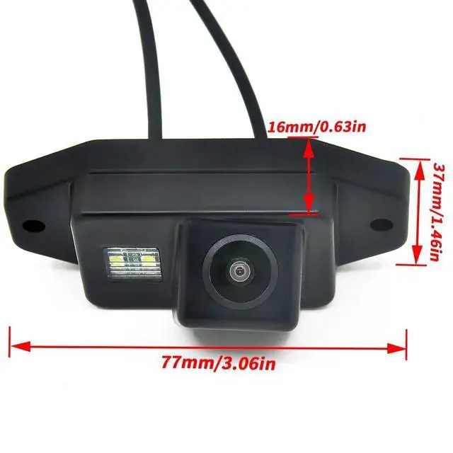 Alt view image 2 of 5 - AHD HD 1080P Fisheye Rear View Reverse Parking back up Camera forToyota Land Cruiser 120 Series Toyota Prado 2700 4000 2002-2009