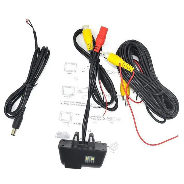 Alt view image 6 of 6 - CCD Car Reversing Rear View License Plate Backup Camera parking assist For Ford Transit Connect