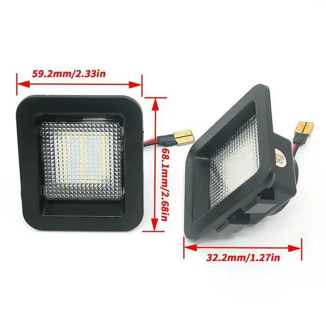 Main image of WF CAN-bus error free 6000K xenon white Full 3W LED For 2015-up Ford F150 & Ford 2017-up Raptor License Plate Lamps 12V