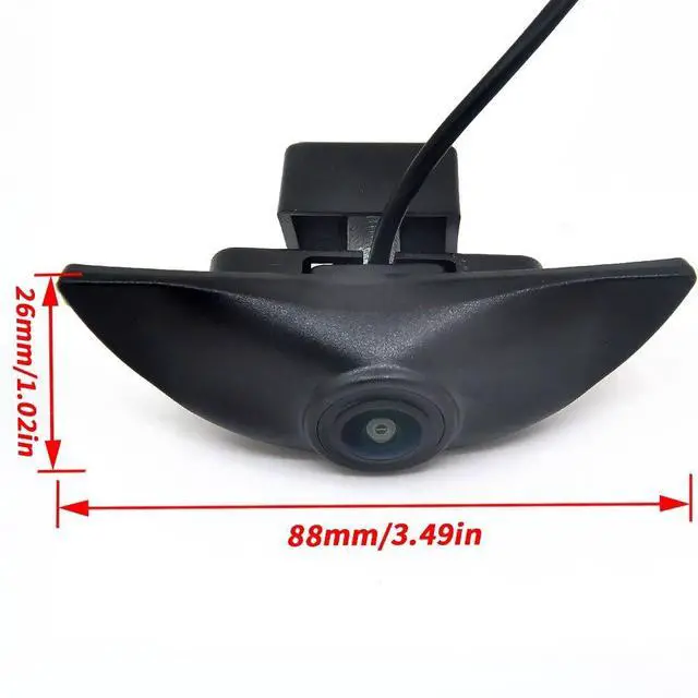 Alt view image 2 of 6 - AHD Fisheye Front View Camera for Nissan Qashqai J10 Pathfinder R51 Tiida March