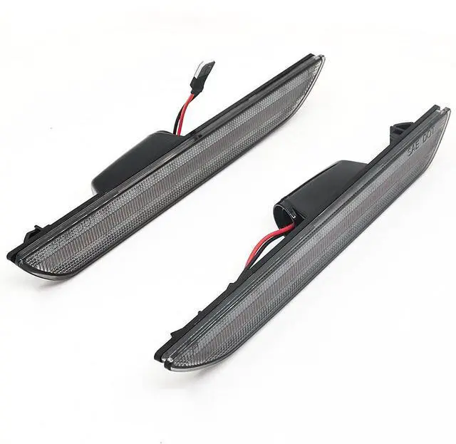 Alt view image 2 of 2 - Rear Side Marker Reflector Lights Bumper Signal Light For Ford Mustang 2015-2018
