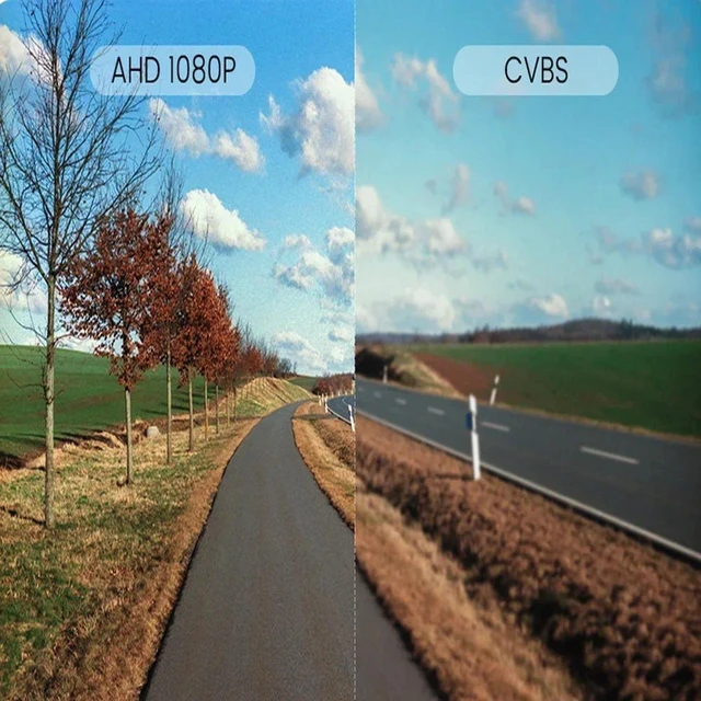 Alt view image 5 of 5 - 170° HD 1080P AHD Fisheye Fahrzeugrückfahrkamera für VW GOLF V GOLF 5 PASSAT CC