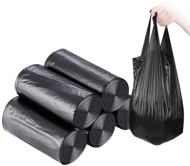 Main image of Small Trash Bags,5 Rolls 46x60 Cm 100 PCS 4 Gallon Garbage Bags, For Kitchen Bathroom Bedroom Office Use