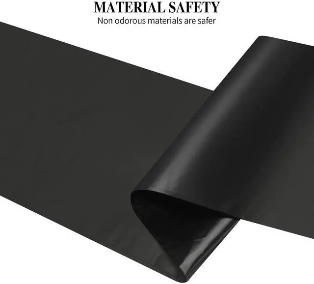 Alt view image 4 of 7 - 5 Rolls Small Trash Garbage Bags, 4 Gallon Strong Thin Material Disposable Kitchen Garbage Bags, Durable Plastic Trash Bags for Office Home Bedroom Garden Waste Bin, 100 Counts (Black)