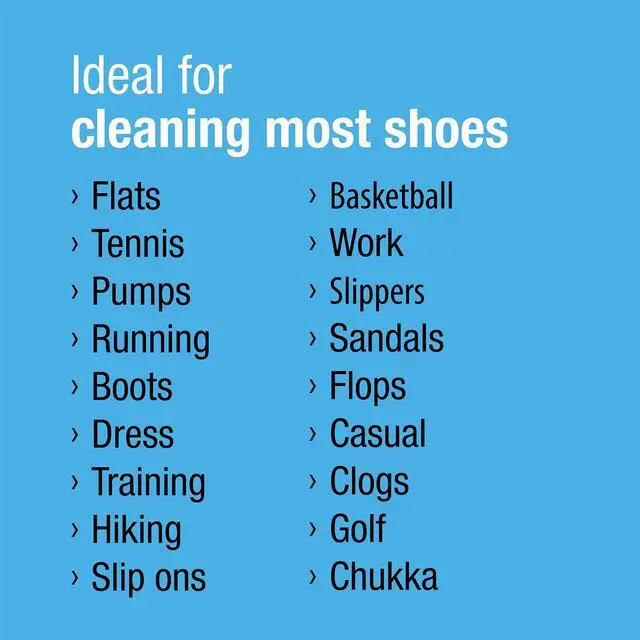 Alt view image 5 of 7 - Shoe Cleaning Kit - Footwear Cleaner for Sneakers, Boots, Cleats, and Many Other Shoe Types - (4 Ounce Bottle and Brush). Packaging May Vary Between Green and Blue.