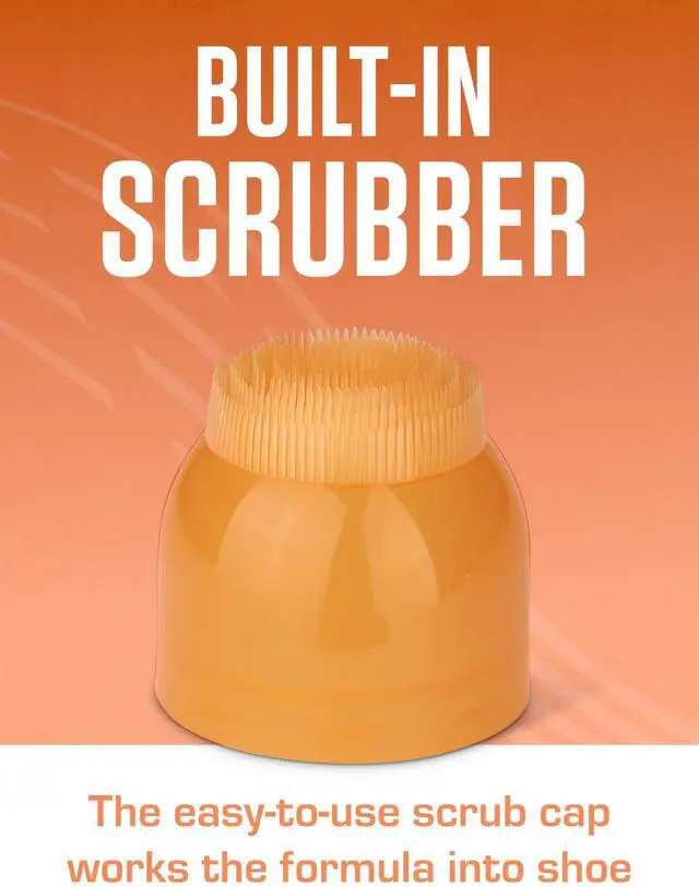 Alt view image 4 of 7 - Instant Cleaner 5 oz or 9 oz - Deep Cleaning Foaming Action Lifts Dirt & Debris from Toughest Fabrics & Materials - Scrub Top Applicator - Refreshing Scent - Athletic Shoes & Footwear