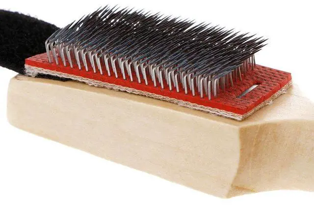 Alt view image 5 of 7 - Wood Suede Sole Wire Dance Shoes Cleaning Brush for Footwear