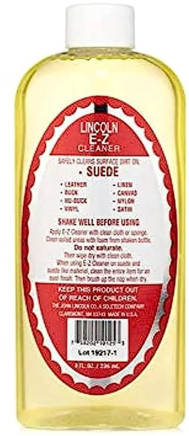 Main image of E-Z Cleaner -The Original All-Purpose Cleaner for Leather, Suede, Fabric- Removes Dirt, Salt Stains 8oz Made in USA