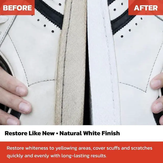 Alt view image 3 of 6 - Sneaker Whitener for Shoes - Restore Whiteness on Canvas, Leather, Foam and rubber (2.53 fl oz)