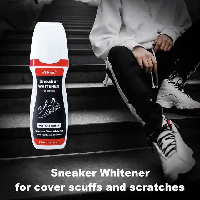 Alt view image 4 of 6 - Sneaker Whitener for Shoes - Restore Whiteness on Canvas, Leather, Foam and rubber (2.53 fl oz)