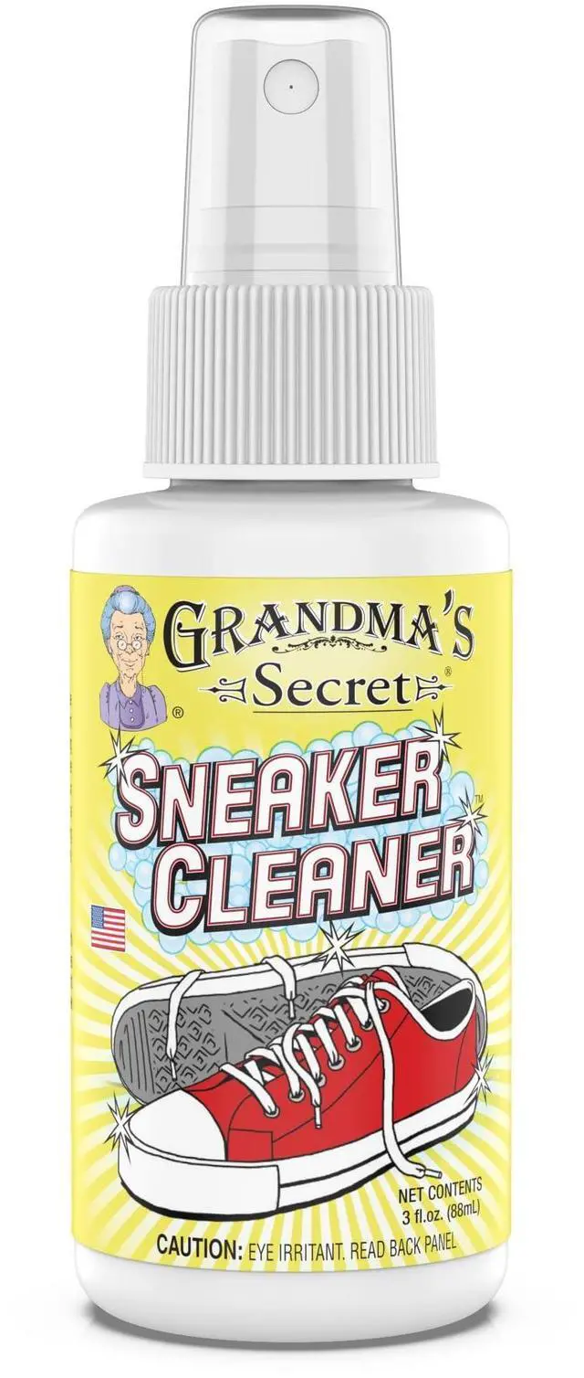 Main image of Shoe Cleaner - Stain Remover Spray for Rubber, Canvas and Leather - Removes Dirt, Grime and Grass - Sneakers Cleaner for Outdoor Shoes, Slippers and Moccasins - 3 Ounce
