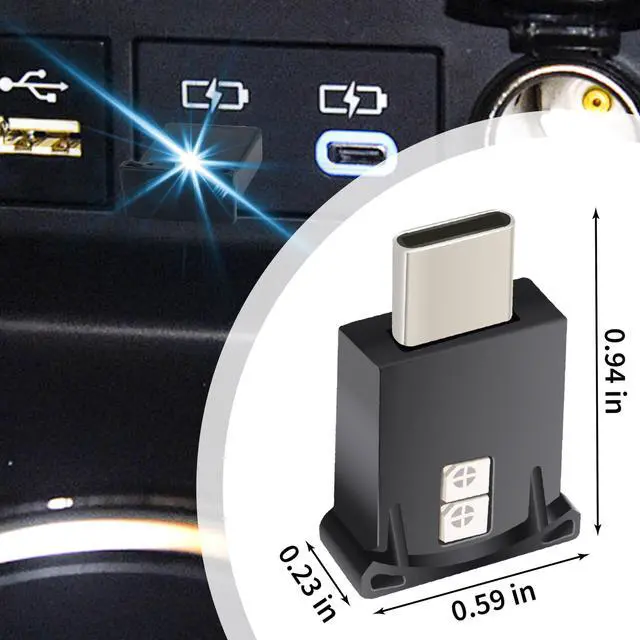 Alt view image 2 of 7 - Mini USB LED Car Light, DC 5V Intelligent Interior Car Lights, Atmosphere Lamp for Car, Plug-in Interface, Suitable for Car, Laptop Keyboard, Home Office, Adjustable Brightness (Type C)