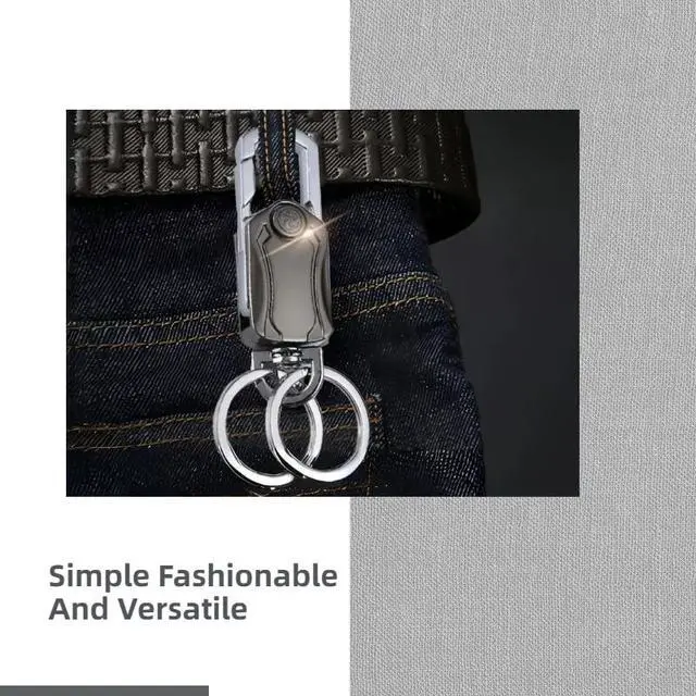 Alt view image 6 of 7 - key chain,keychain clip,Universal Key Fob Keychain Holder for Men and Women,360 Degree Rotatable,Bottle Opener,Carabiner Car Key Chains.