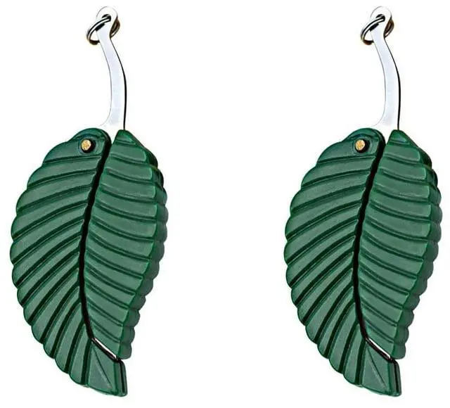 Main image of 2 Packs Of Green Leaf Key Chain Multi -Function Pocket Outdoor Multi -Function Tool Key Accessories Creative Gifts For Women
