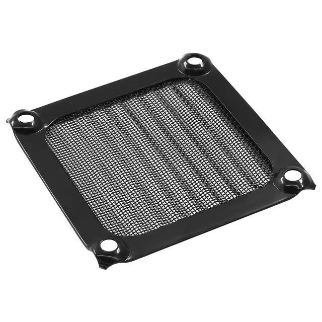 Alt view image 4 of 5 - 4Pcs Computer Fan Filter Grills with Screws, 60mm Aluminum Frame Mesh Black PC Dust Filter, Dustproof Cover for Computers Case