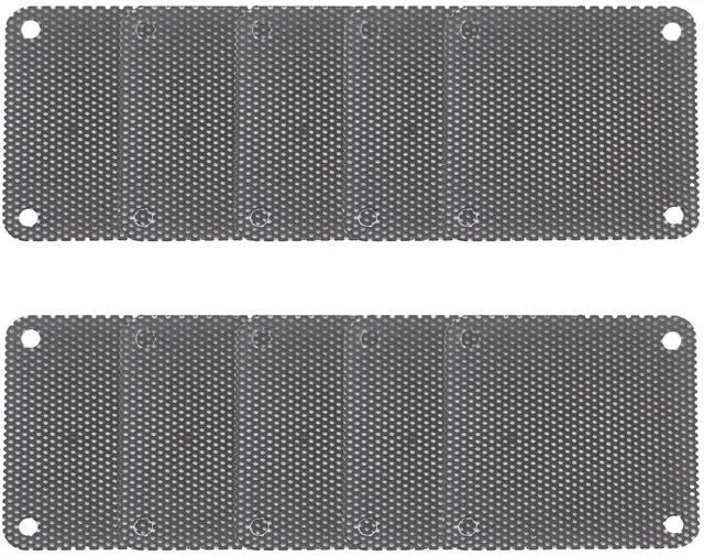 Main image of 10Pcs 40mm PC Fan Dust Filter, Ultra Fine PVC Mesh Dustproof Screen Cover, Computer Case Cooler Dust Filter Grills for Chassis, Speaker, Easy Clean, Black
