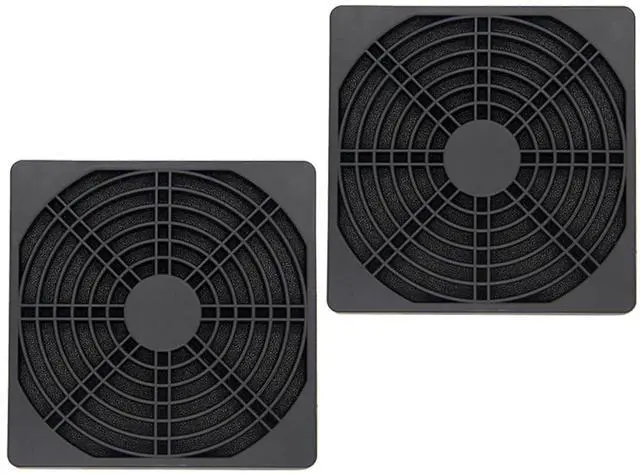 Main image of 2PCS 120MM Computer Power Supply Case Fan Dust Cover Three in One Impurity Filter 4.72x4.72 inches for Speaker Grille Heat Dissipation Cover