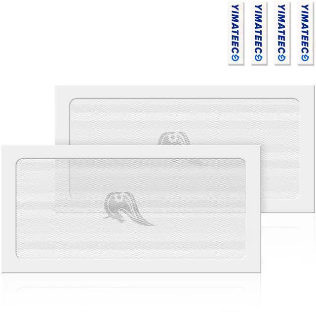 Main image of Dust Filter PC 240mm for Computer Cooler Fan/PSU/Routers Computer Fan Filter Grills PVC 50 Mesh, Magnetic Frame PC Cooler Filter Dustproof Mesh (PVC Gentleman, 120 * 240mm, 2pcs, White)
