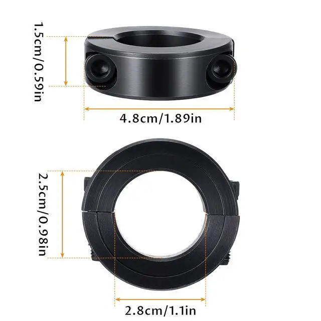 Alt view image 2 of 7 - Fix Sinking Office Chair, Office Chair Cylinder Replacement Steel Gas Lift Cylinder Clamp Holder, Adjust Height and Stop Sinking Without Replacement, No Tools Required