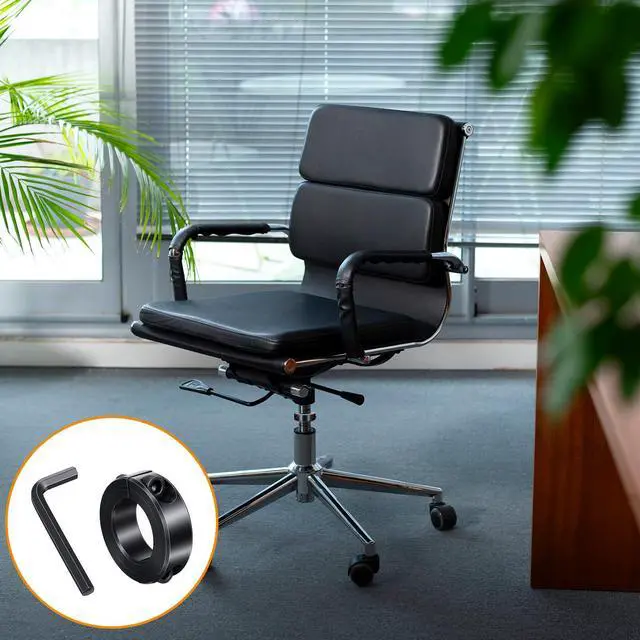 Alt view image 4 of 7 - Fix Sinking Office Chair, Office Chair Cylinder Replacement Steel Gas Lift Cylinder Clamp Holder, Adjust Height and Stop Sinking Without Replacement, No Tools Required