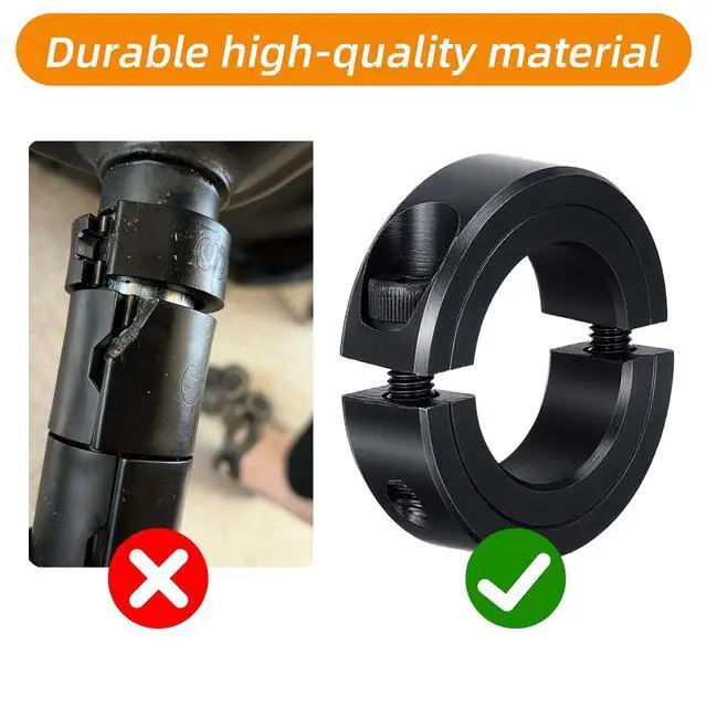 Alt view image 3 of 7 - Fix Sinking Office Chair, Office Chair Cylinder Replacement Steel Gas Lift Cylinder Clamp Holder, Adjust Height and Stop Sinking Without Replacement, No Tools Required