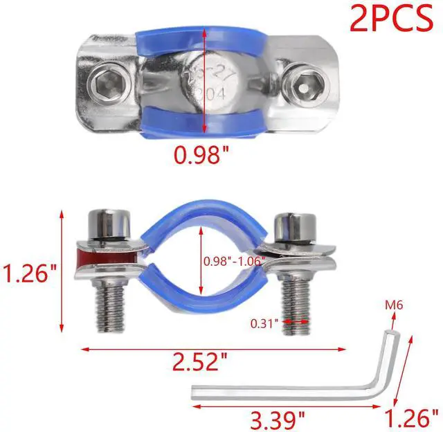 Alt view image 2 of 5 - 2PCS Fix Sinking Office Chair with Hexagon Wrench, 304 Stainless Steel Office Chair Saver for Stop Sinking, Adjustable Chair Height Without Cylinder Replacement
