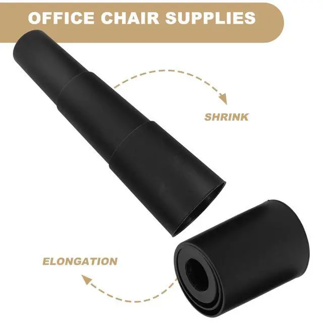 Alt view image 4 of 7 - 4pcs Office Chair Gas Cylinder Lift Cover Telescoping Dust Sleeve for Office Chairs Reusable and Easy to Clean