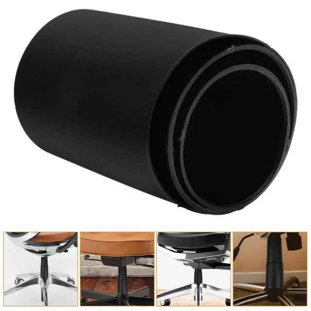 Alt view image 3 of 7 - 4pcs Office Chair Gas Cylinder Lift Cover Telescoping Dust Sleeve for Office Chairs Reusable and Easy to Clean