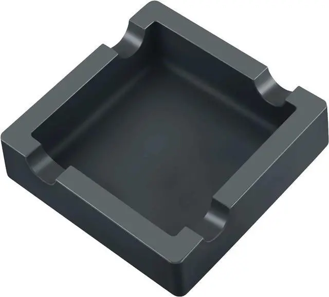 Main image of Cigar Ashtray,Silicone Outdoor Ashtray for Outside Patio Indoor,Large Cigar Rests Ash tray Outdoors,Unbreakable/Non-slip/Burn-resistant Ashtrays(Black)
