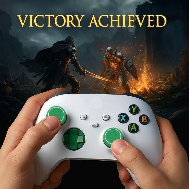 Alt view image 2 of 7 - 4 Thumbstick Grip Caps Universal Silicone Controller Covers Enhanced Grip, Precision & Protection Joystick Accessories for All Modern Game Controllers