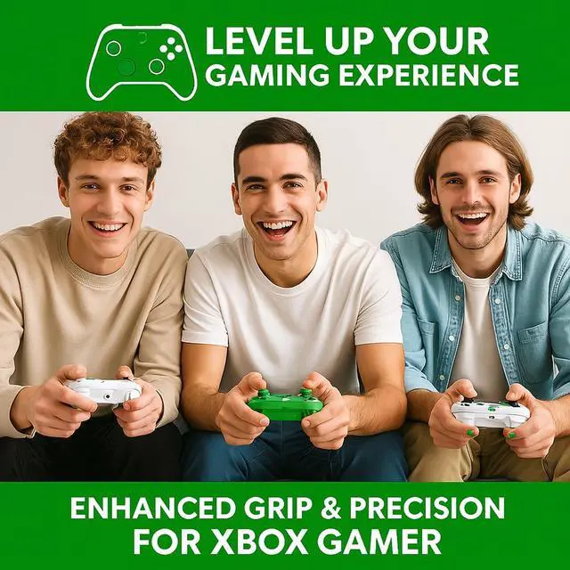Alt view image 5 of 7 - 4 Thumbstick Grip Caps Universal Silicone Controller Covers Enhanced Grip, Precision & Protection Joystick Accessories for All Modern Game Controllers
