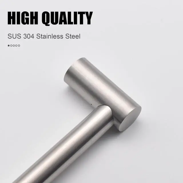 Alt view image 4 of 7 - Towel Bar - Adjustable 304 Stainless Steel Towel Holder for Bathroom (11.8inch-22.6inch) Sturdy and Rustproof Wall Mounted Towel Rack for Bathroom Accessories, Silver