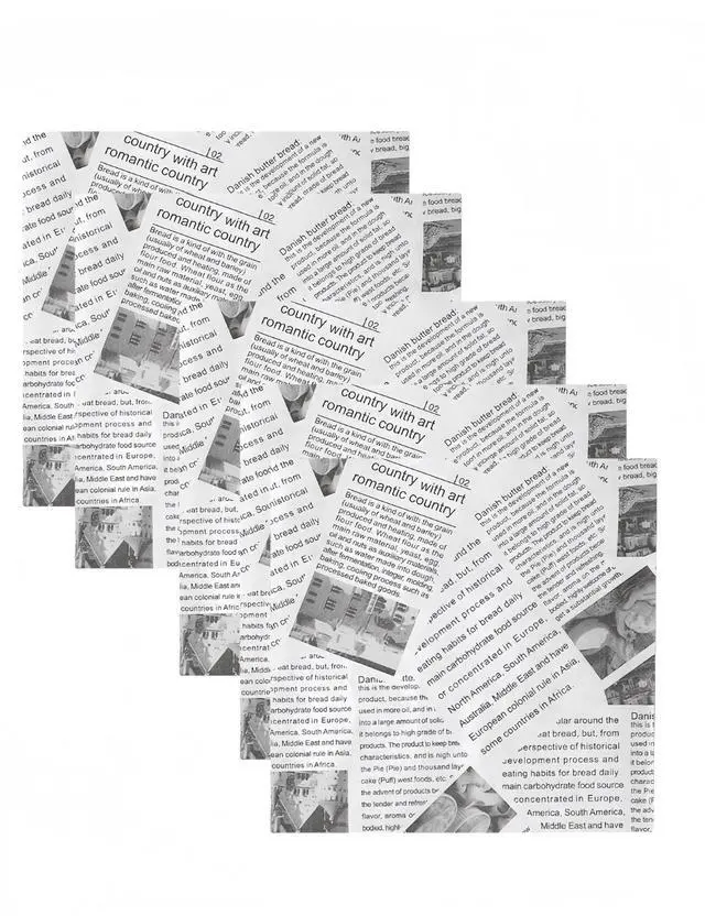 Main image of 200 Pcs Waterproof Wax Paper Sheets, Grease Proof Deli Wrap Food Basket Liners, Sandwich Paper Wraps,Newsprint Food Wrapping Paper for Home and Kitchen Baking