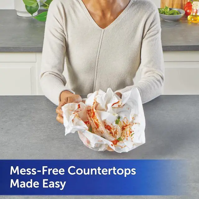 Alt view image 7 of 7 - Kitchens Countertop Prep Paper, Non Slip Kitchen Counter Protector Paper for Food Prep, Moisture, and Grease Protection, Writable Surface, 16.66 Yards x 18 Inches, 75 Total Sq. Ft.