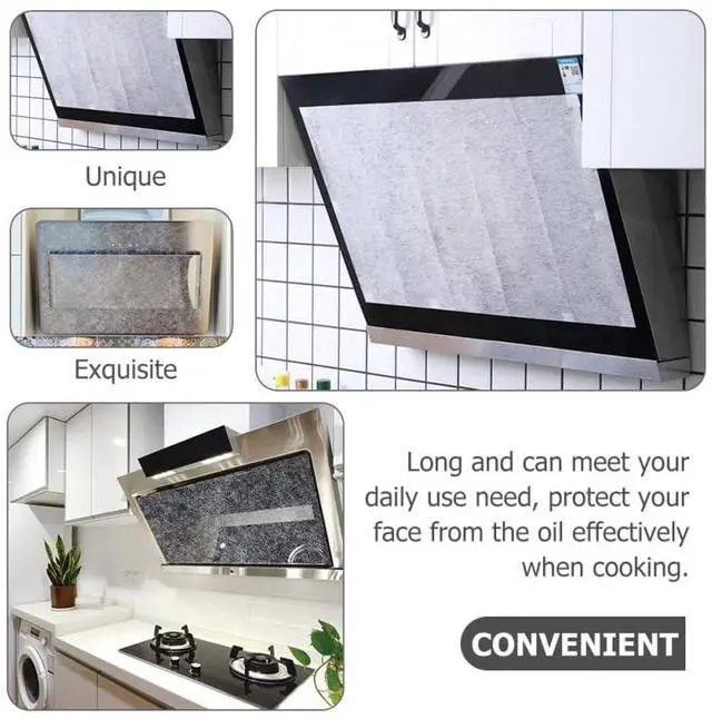 Alt view image 5 of 7 - Kitchen Range Hood Filter Paper 36-Pack 17.71X16.92 Inch Oil Filter Sheets Non-Woven Grease Absorbing for Cooking Ventilation Fan Replacement