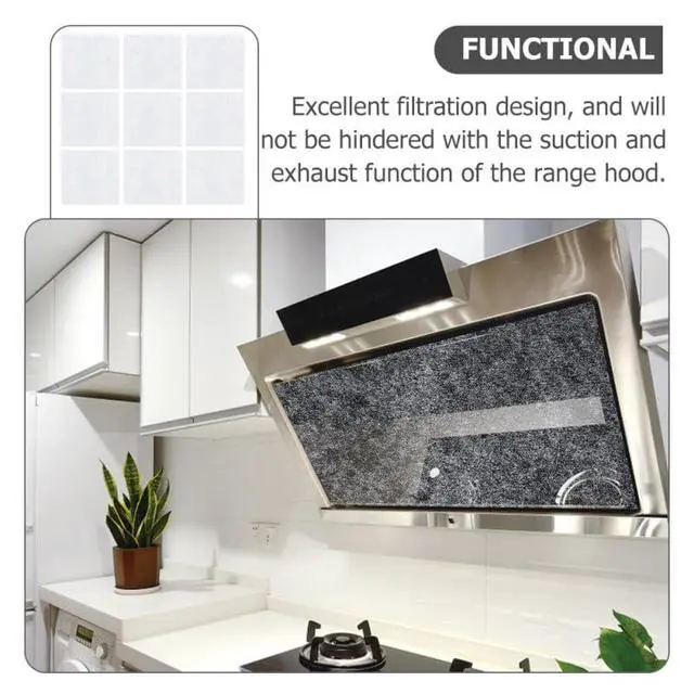 Alt view image 3 of 7 - Kitchen Range Hood Filter Paper 36-Pack 17.71X16.92 Inch Oil Filter Sheets Non-Woven Grease Absorbing for Cooking Ventilation Fan Replacement