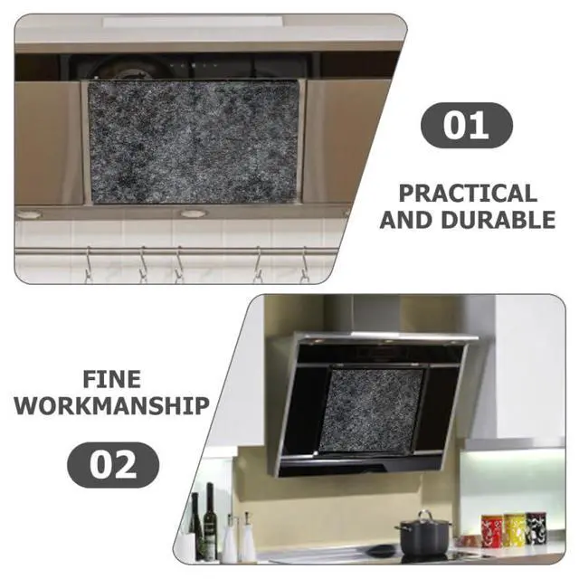 Alt view image 6 of 7 - Kitchen Range Hood Filter Paper 36-Pack 17.71X16.92 Inch Oil Filter Sheets Non-Woven Grease Absorbing for Cooking Ventilation Fan Replacement