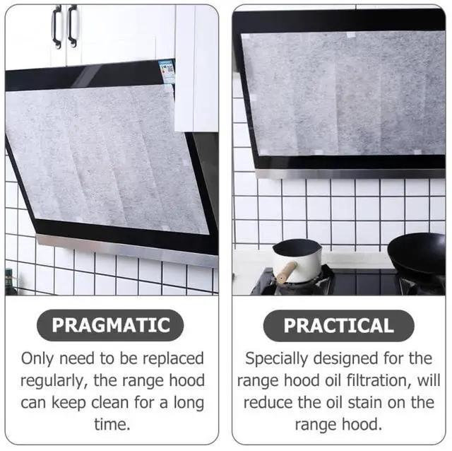 Alt view image 7 of 7 - Kitchen Range Hood Filter Paper 36-Pack 17.71X16.92 Inch Oil Filter Sheets Non-Woven Grease Absorbing for Cooking Ventilation Fan Replacement