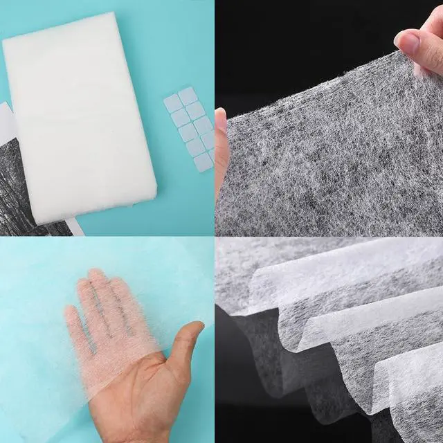 Alt view image 3 of 7 - 12 Sheet Range Hood Grease Filter Cover Disposable Non-Woven Fabric Range Hood Vent Secondary Filters Sticker Oil Absorbing Paper for Kitchen Range Hood Air Filter Mesh Charcoal Carbon Combo